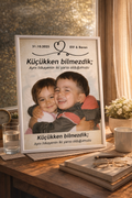 "ÇOCUKLUK AŞKI" Temalı Poster, Tablo