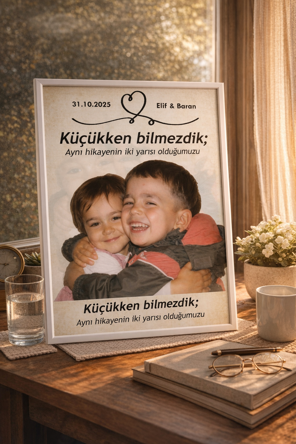 "ÇOCUKLUK AŞKI" Temalı Poster, Tablo